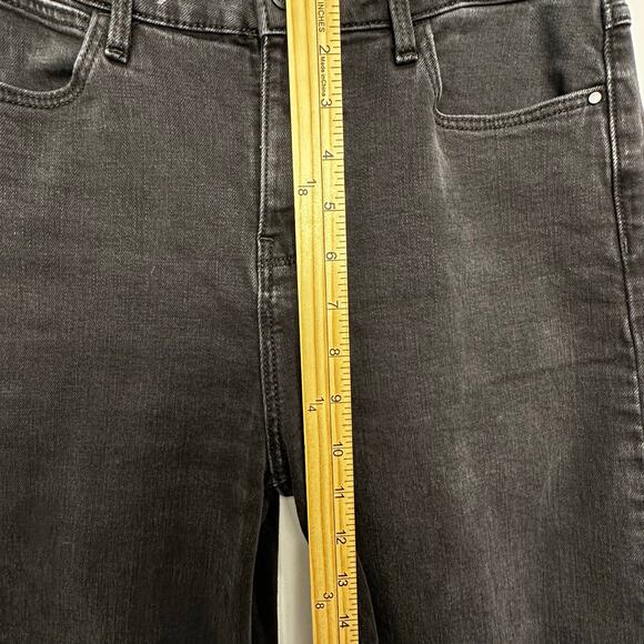 Wrangler High Rise Ultra Wide Leg Jeans Black Size 6 5-Pocket Denim - Picture 8 of 13